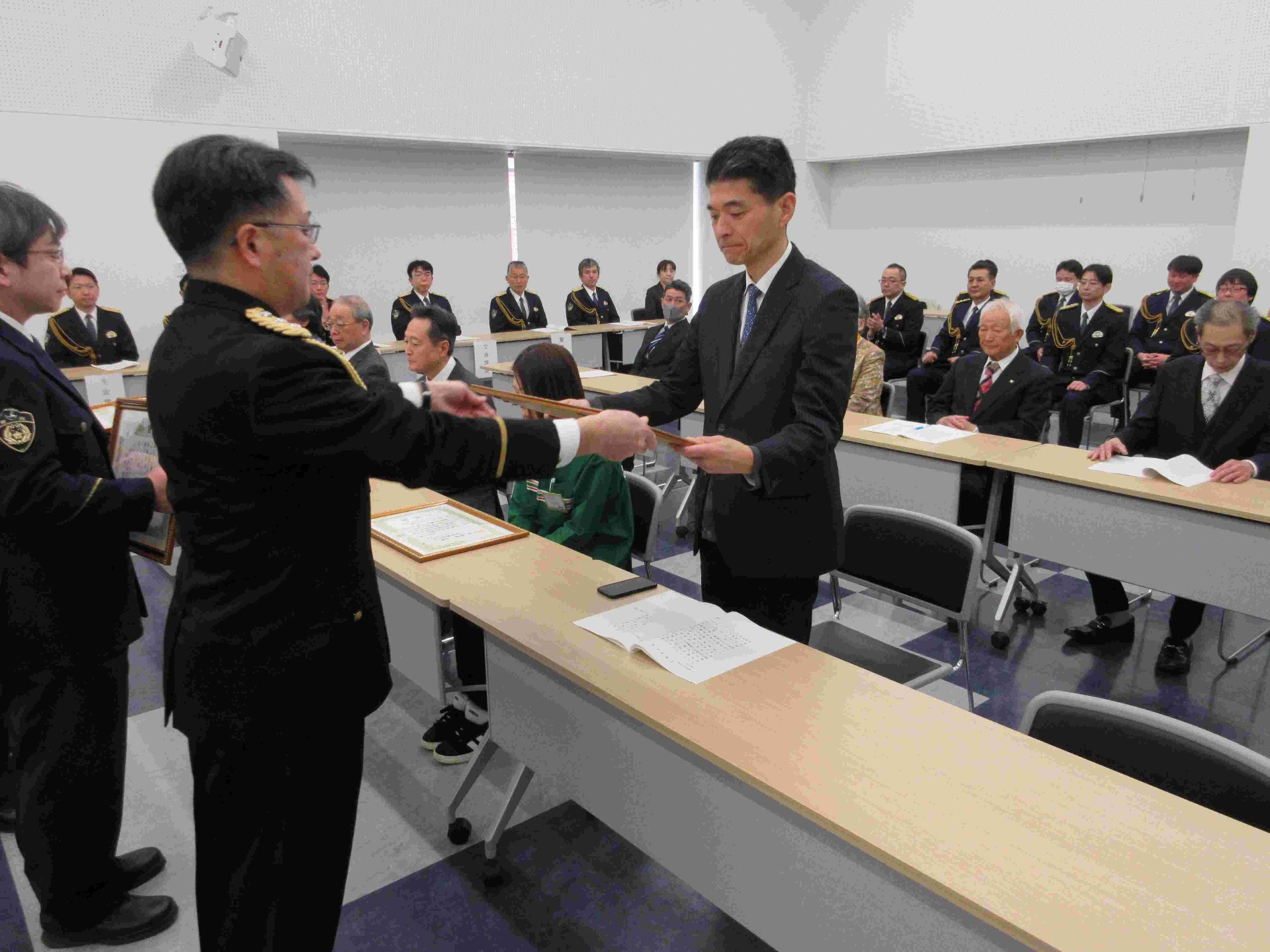 黒石警察署から年間の警察活動へ貢献した団体として「警察活動協力団体感謝状」を受贈